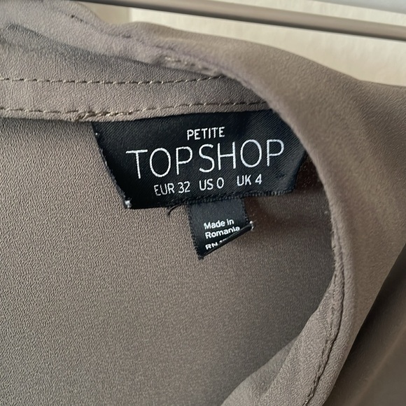 Topshop Military‎ Green Long Sleeve Romper - Picture 6 of 8